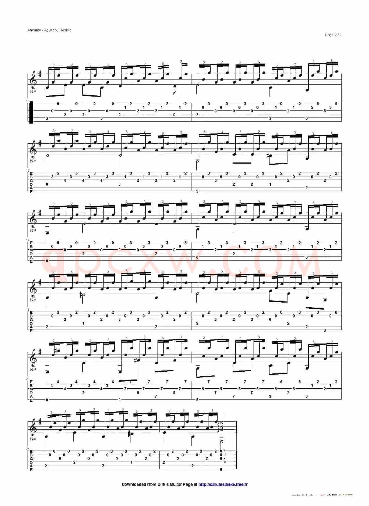 aguado andante 3（古典吉他）