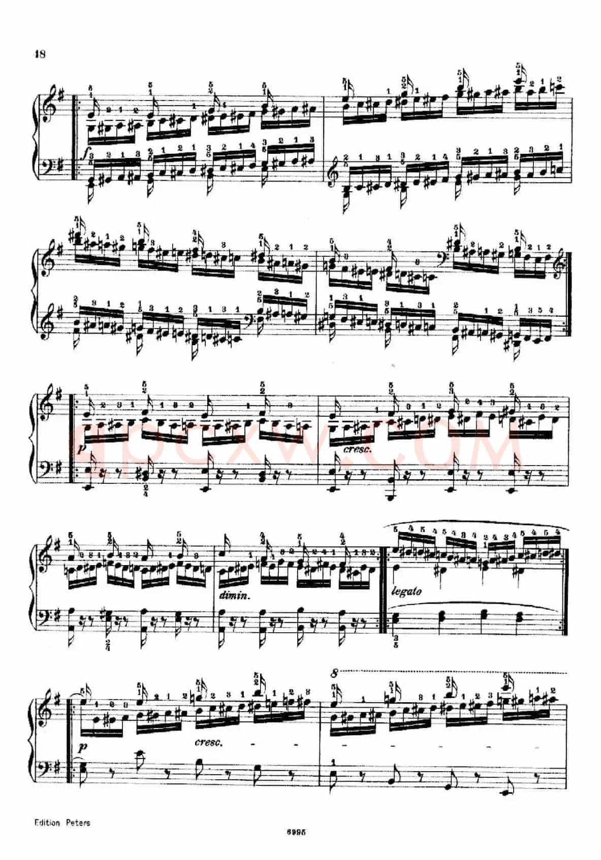School of the Virtuoso Op.365(60首钢琴高级练习曲·19)