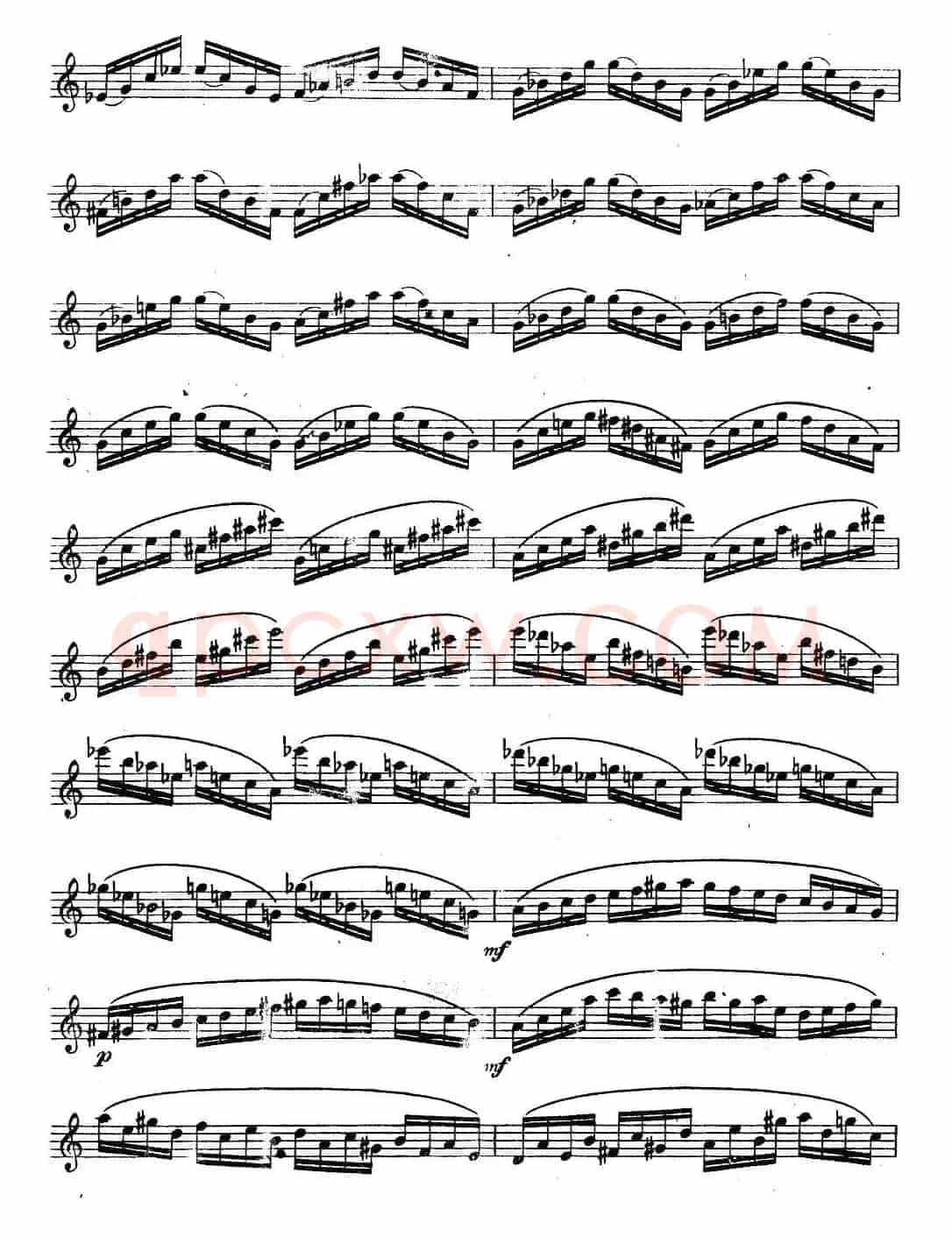 奇特克-萨克斯练习曲之18（ETUDY PRO SAXOPHON - FR ZITRK.op.3）