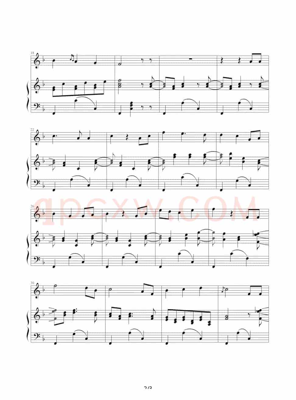 摇篮曲（勃拉姆斯作曲版、伴奏谱）