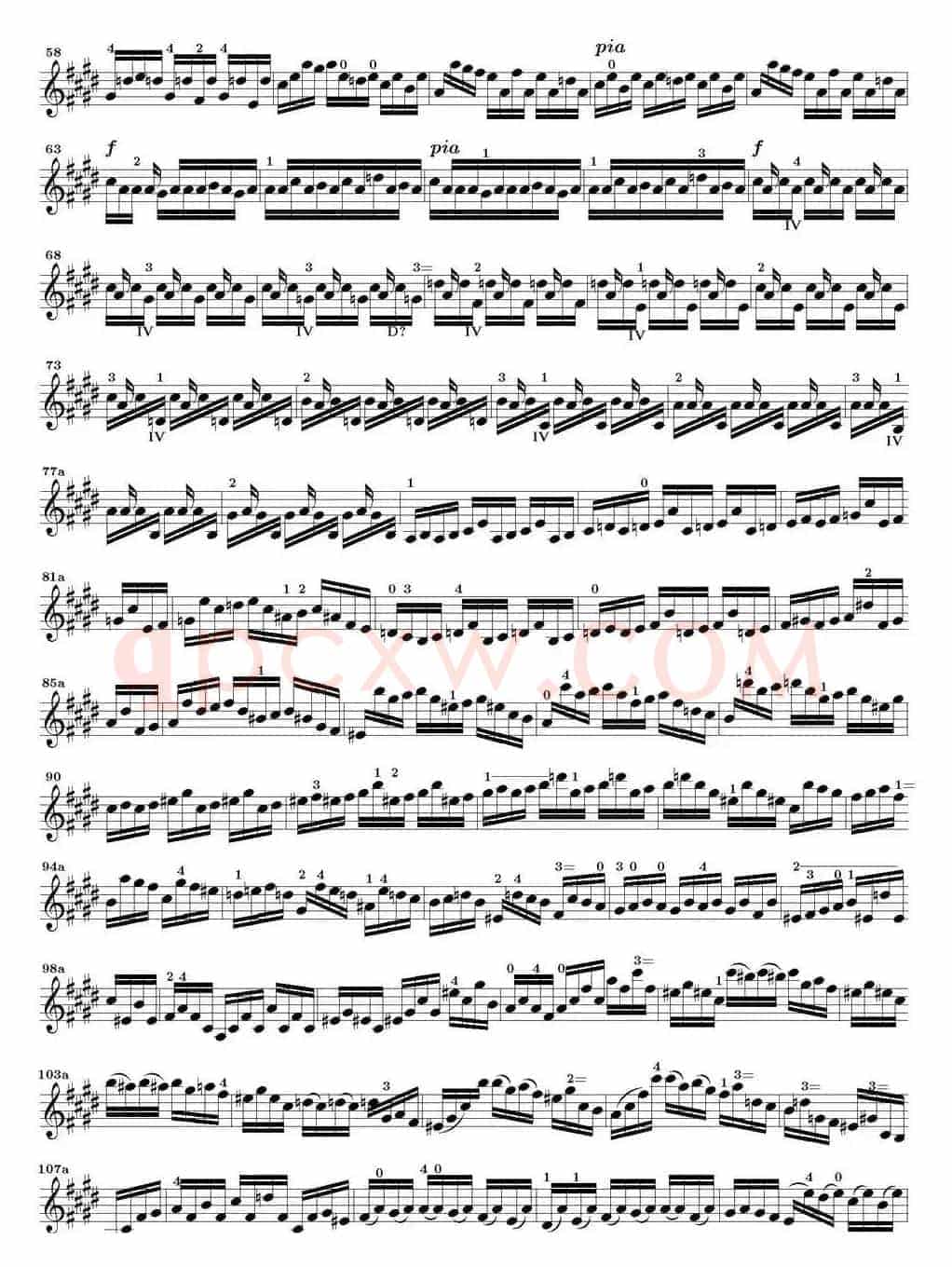 Bach Sonata BWV1006（无伴奏小提琴组曲）