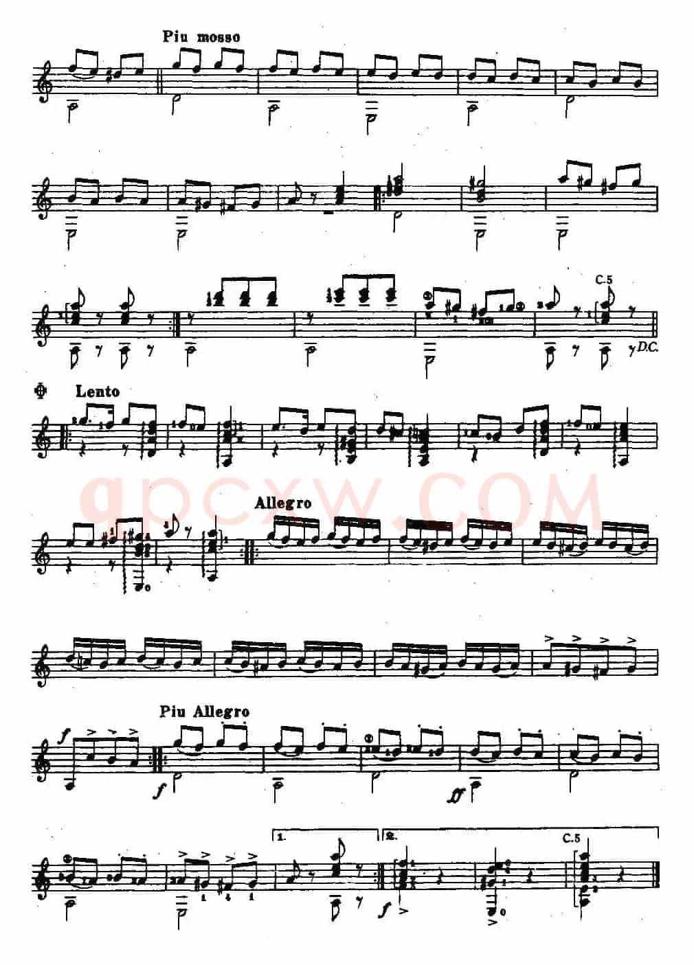 两把吉他（俄罗斯民谣、古典吉他名曲）