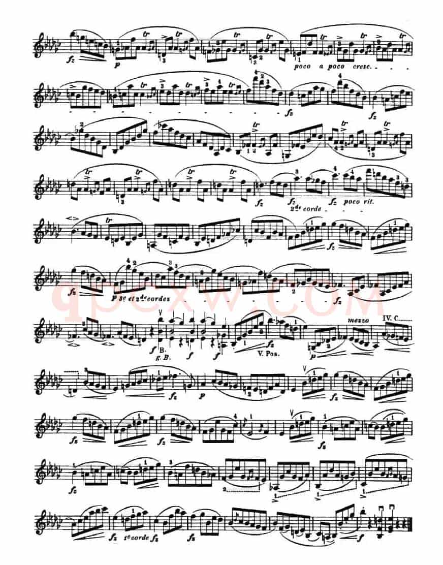 24首小提琴练习曲之14
