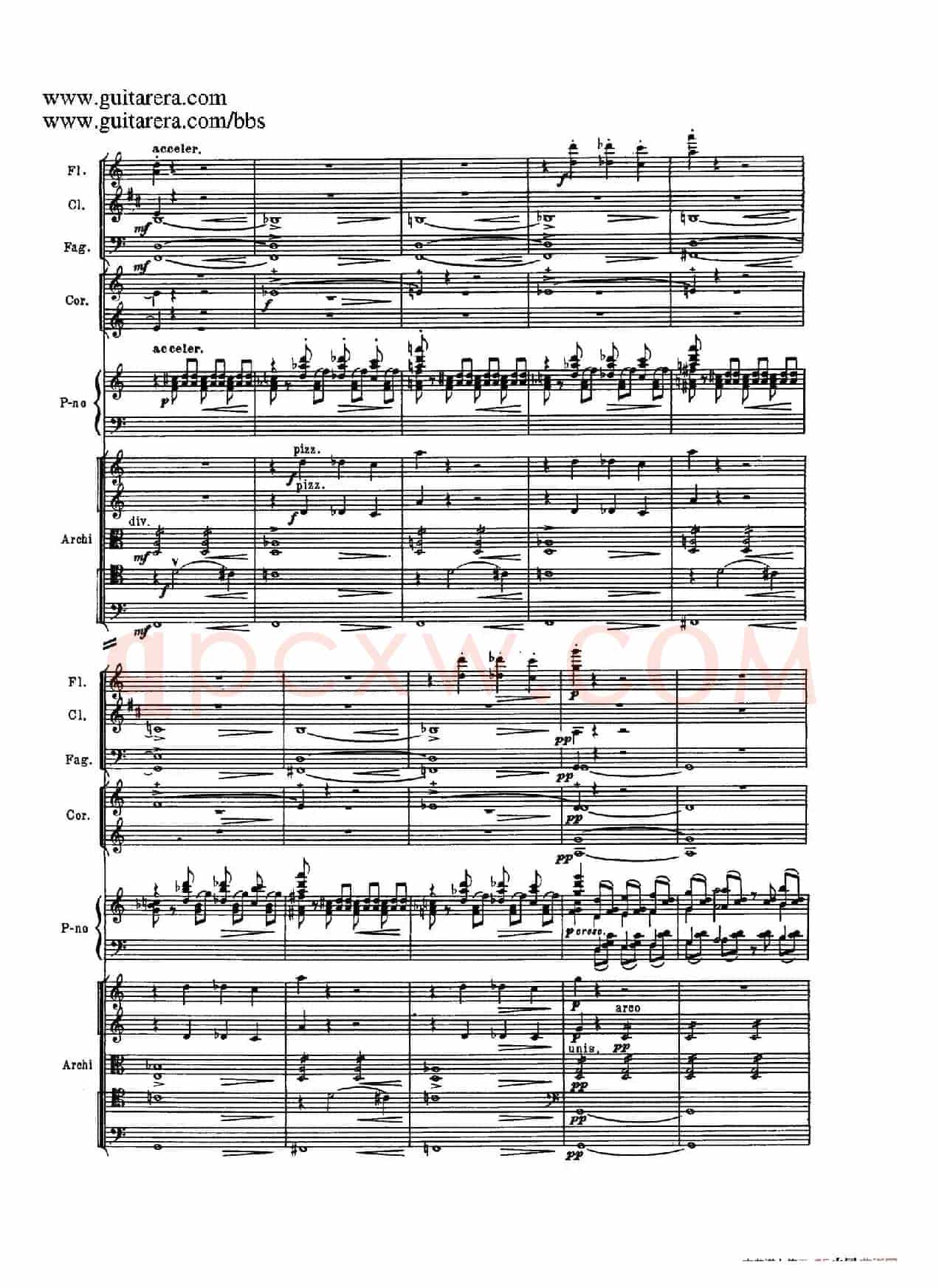 c小调第二钢琴协奏曲 Op.18（第三乐章总谱P25——37）
