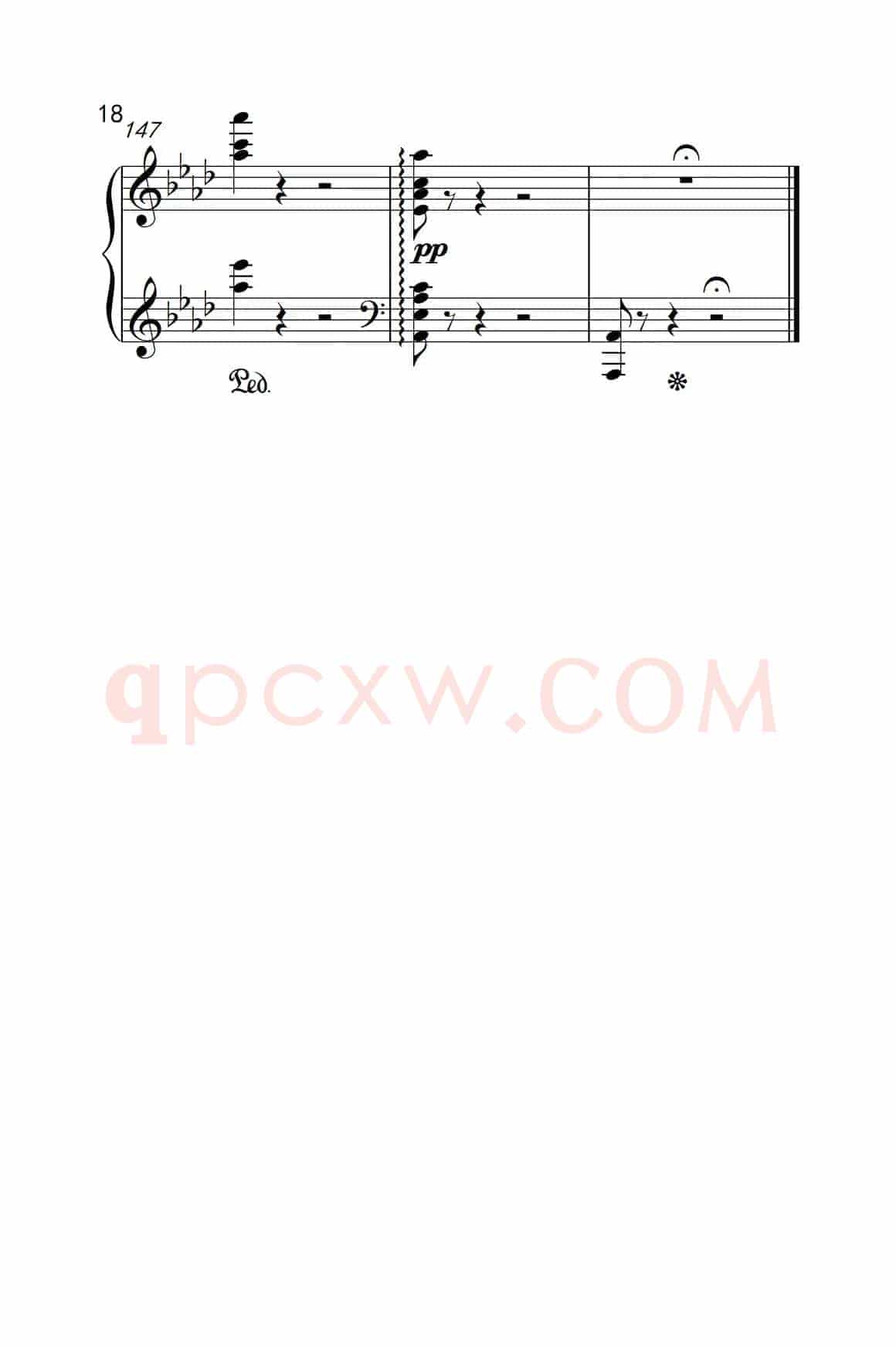 莫什科夫斯基 钢琴练习曲（第十三首）