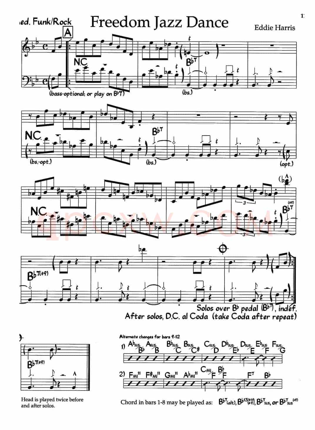 Freedom Jazz Dance（自由爵士舞）（爵士钢琴曲）