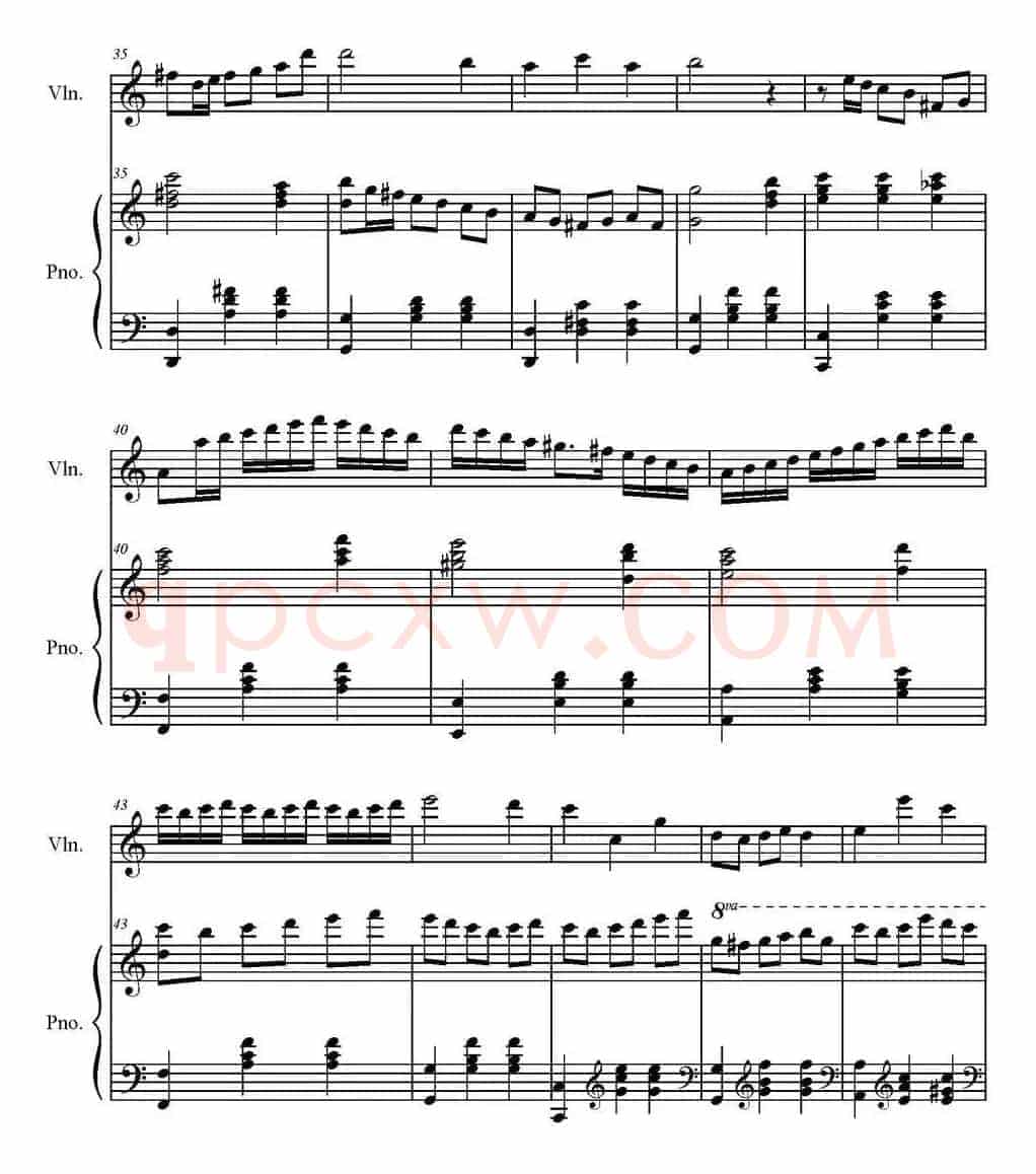 Sonate Verte（3-Valse、小提琴+钢琴伴奏）