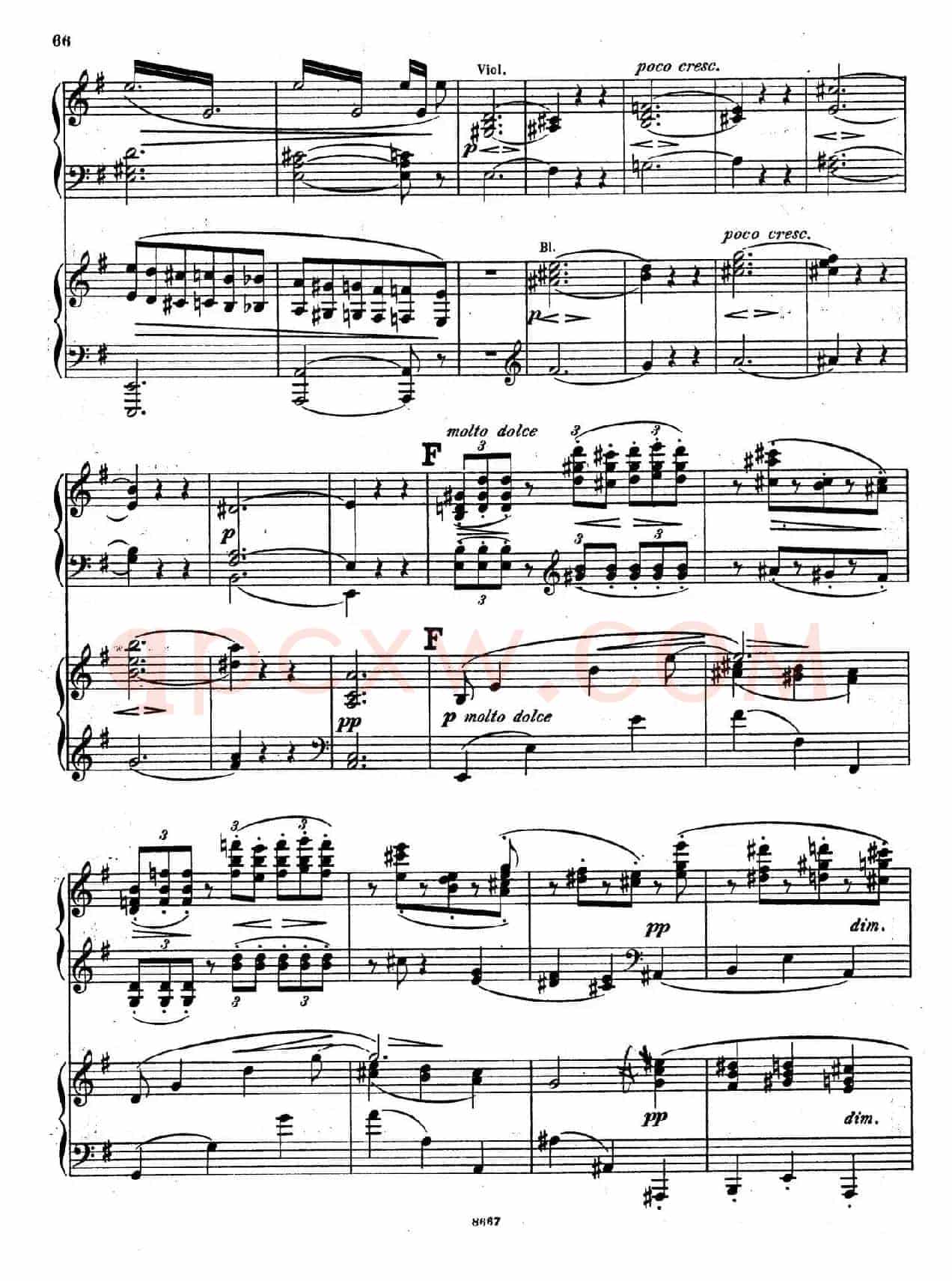 Symphony No.4 in e Minor Op.98(e小调第四交响曲·双钢琴)