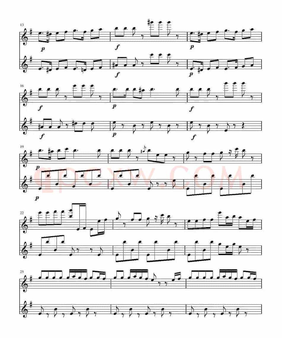 Title Theme of Angry Birds（《愤怒的小鸟》主题曲））（二重奏）