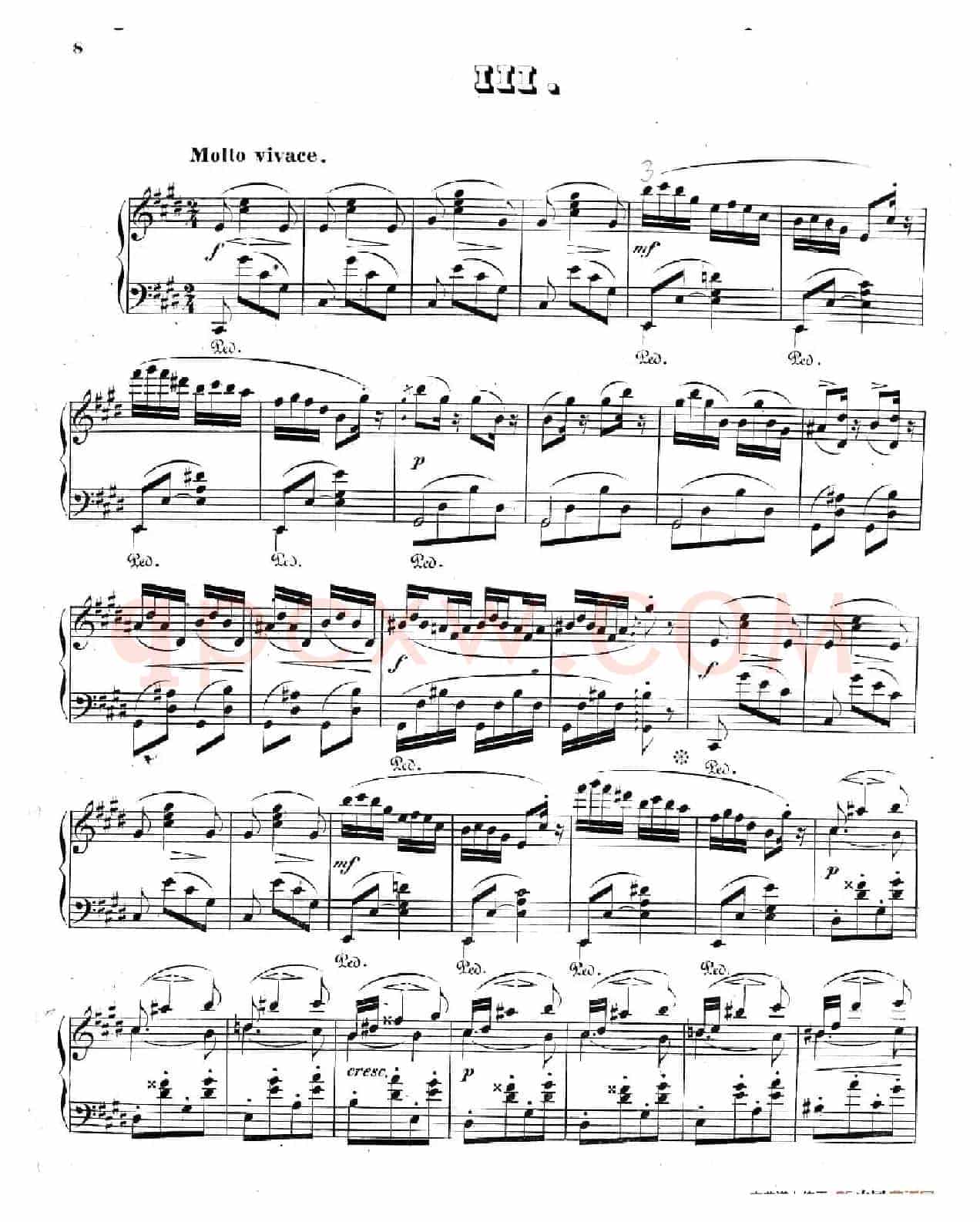 Phantasiestücke Op.31(幻想曲集·3. 升c小调)
