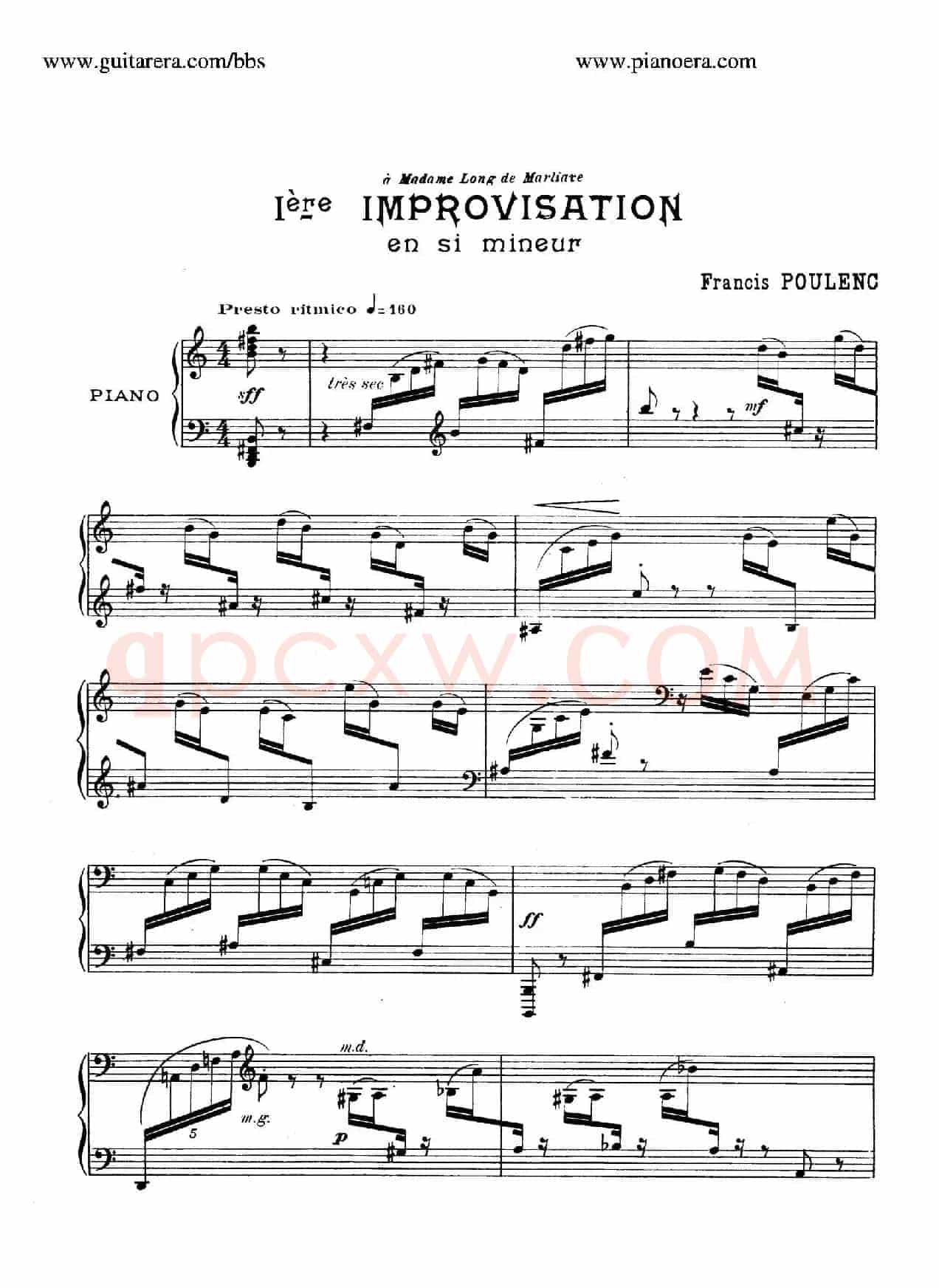 15 Improvisations(15首即兴曲·Ⅰ)