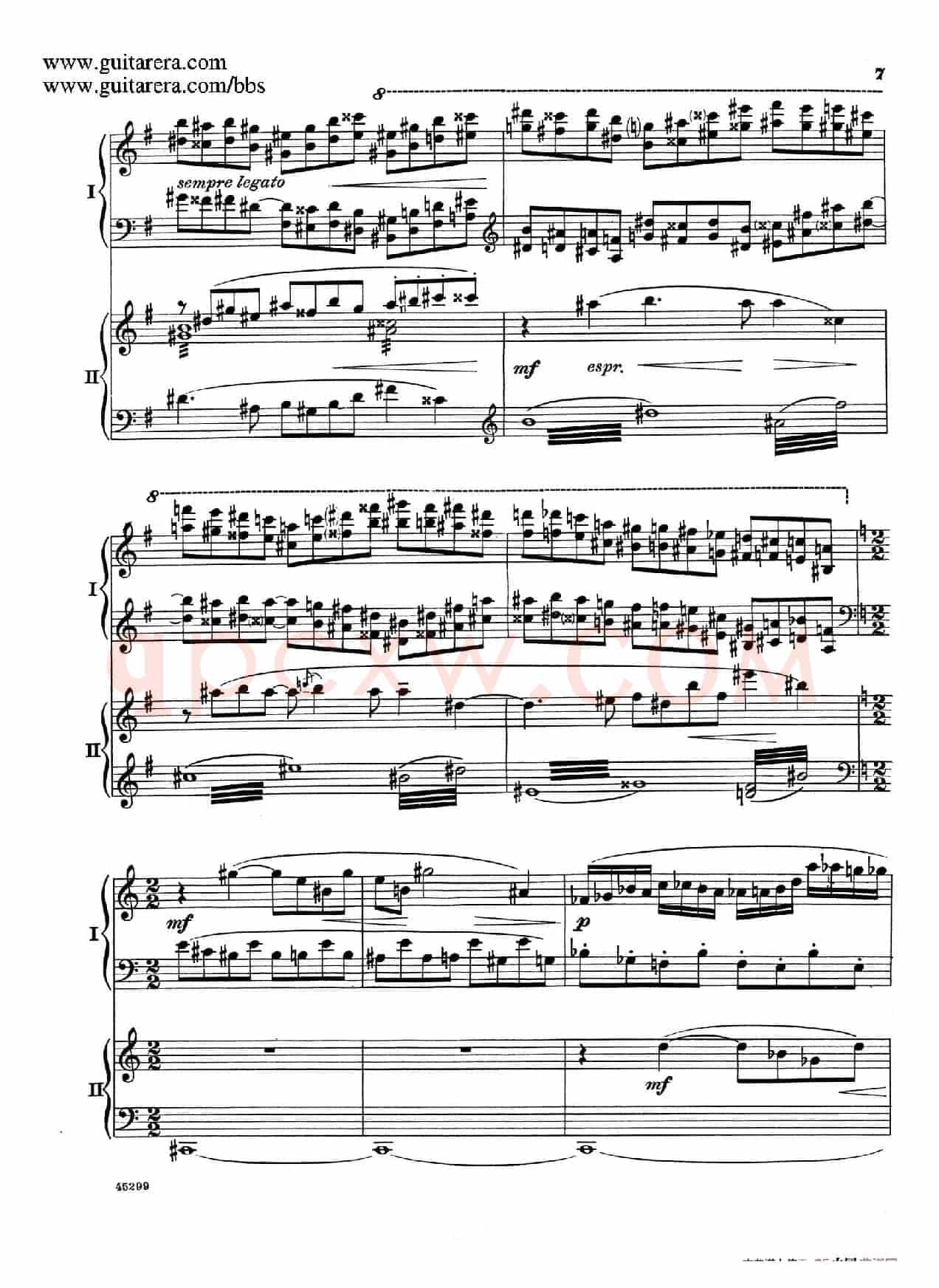 Piano Concerto Op.38(钢琴协奏曲·双钢琴·第一乐章)