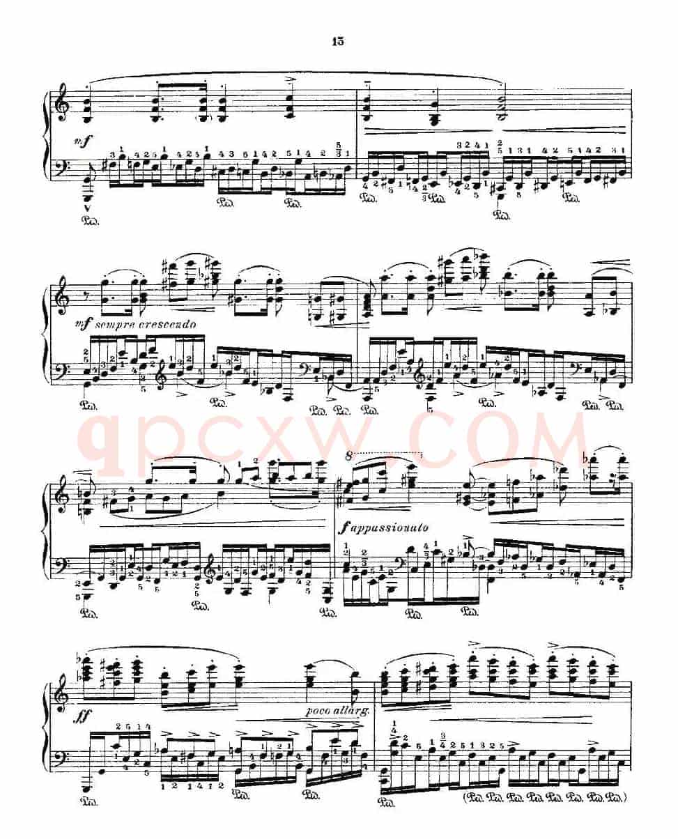 肖邦《练习曲》Fr.Chopin Op.25 No11