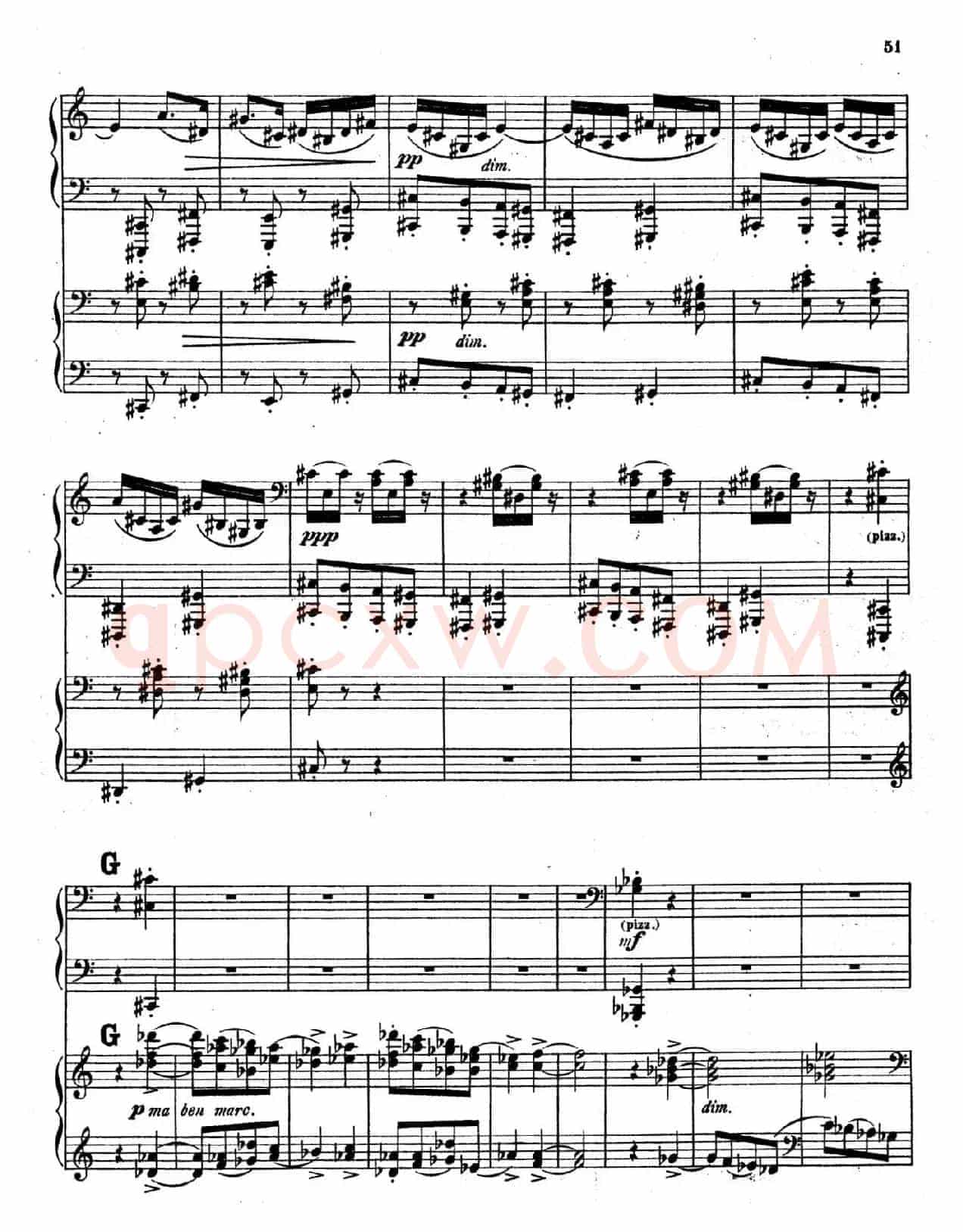 Symphony No.4 in e Minor Op.98(e小调第四交响曲·双钢琴)