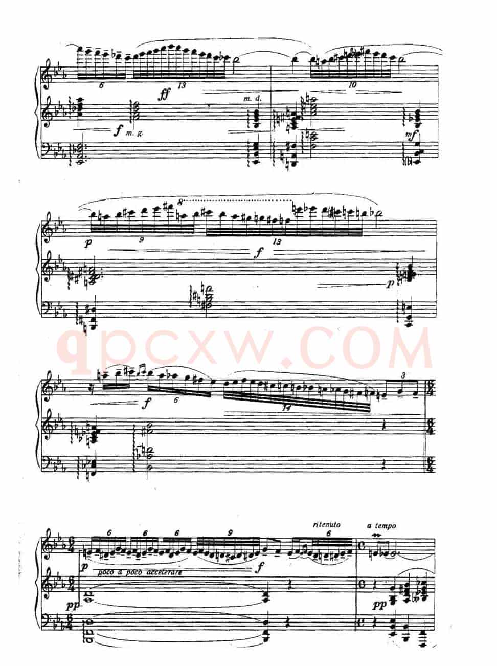 Six Préludes Exotiques Op·17（6首特色前奏曲·4）