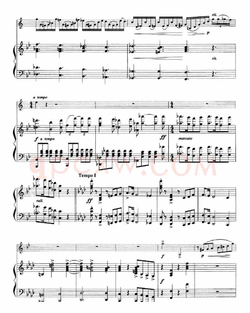 第一协奏曲（小号+钢琴伴奏）