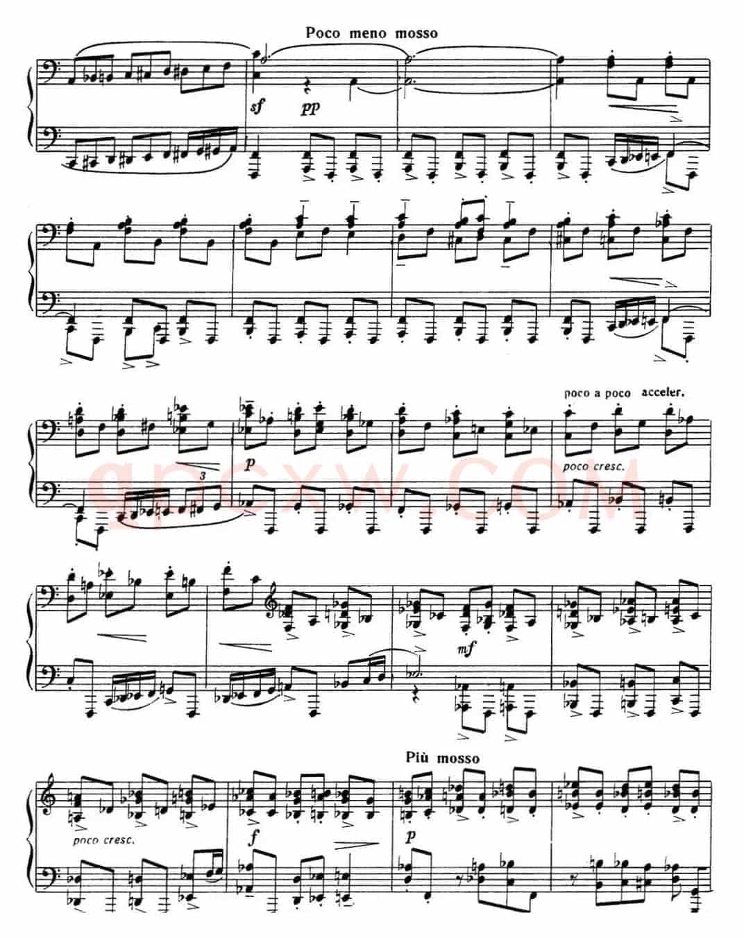 拉赫玛尼诺夫 音画练习曲14或15 Etudes tableaux Op.39 No.6