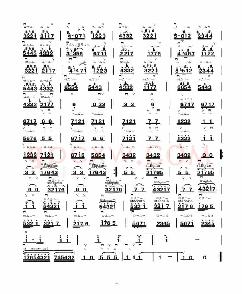 舞之魂（中音板胡、简谱版）