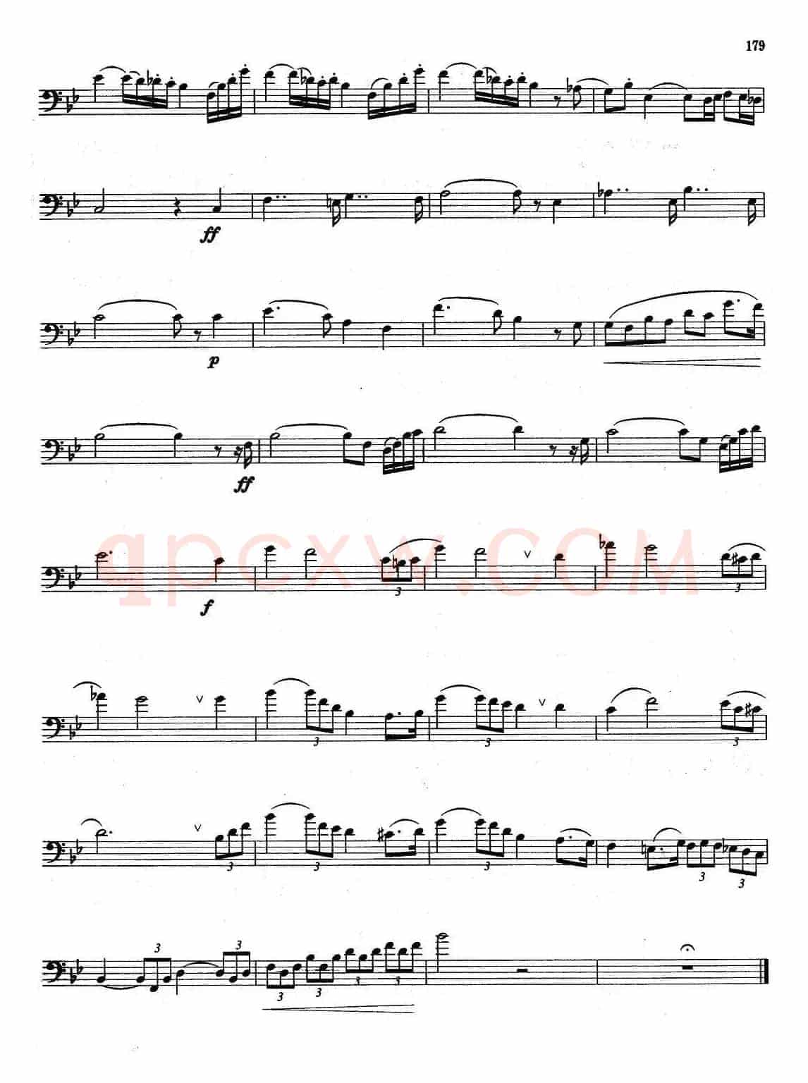 A组乐曲：音乐会乐曲（长号）
