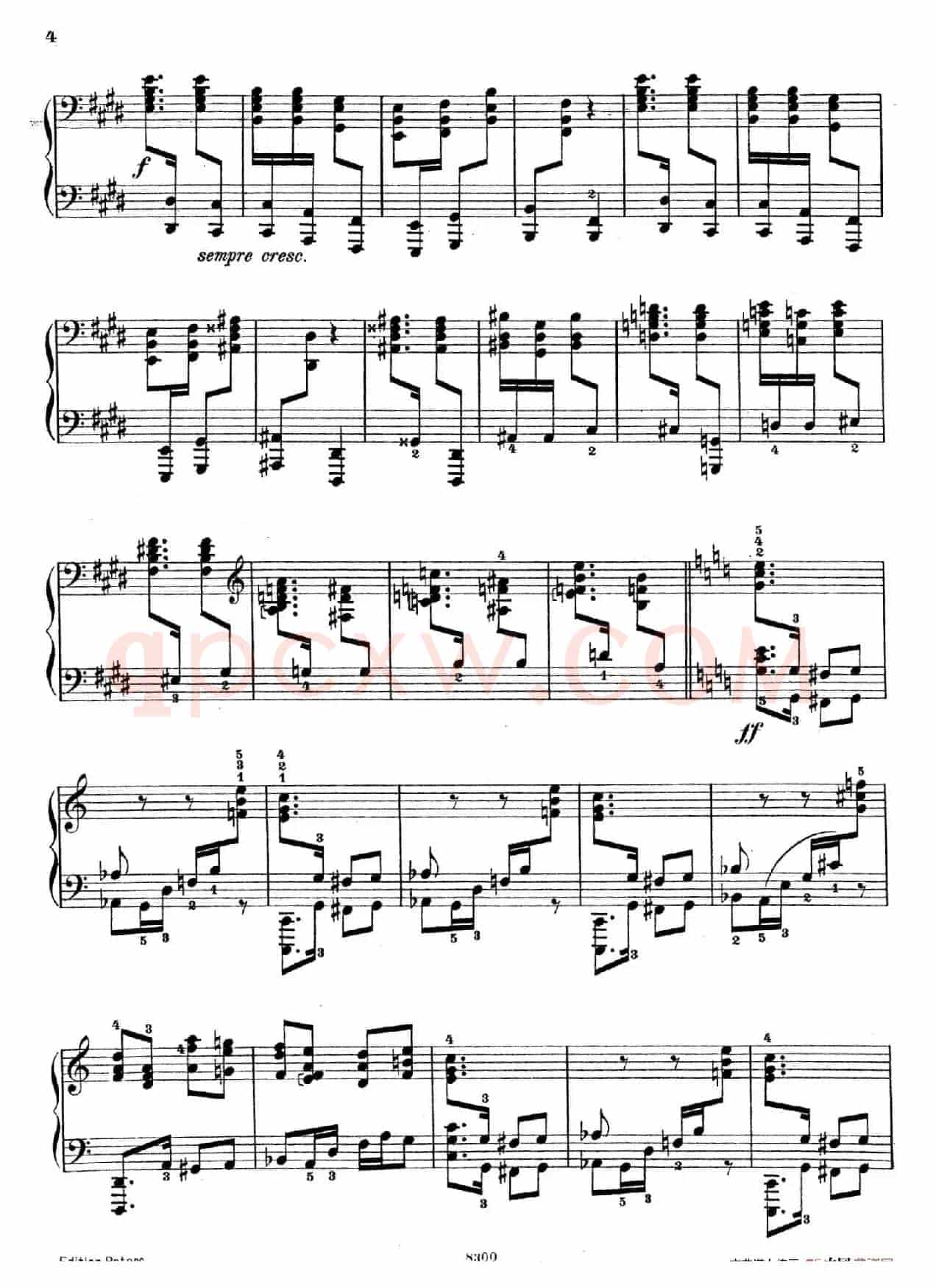 Six Pieces Op.32（6首小品·1. 怪诞进行曲）