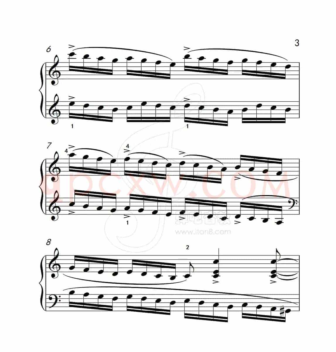 练习曲 1（克拉莫钢琴练习曲60首）