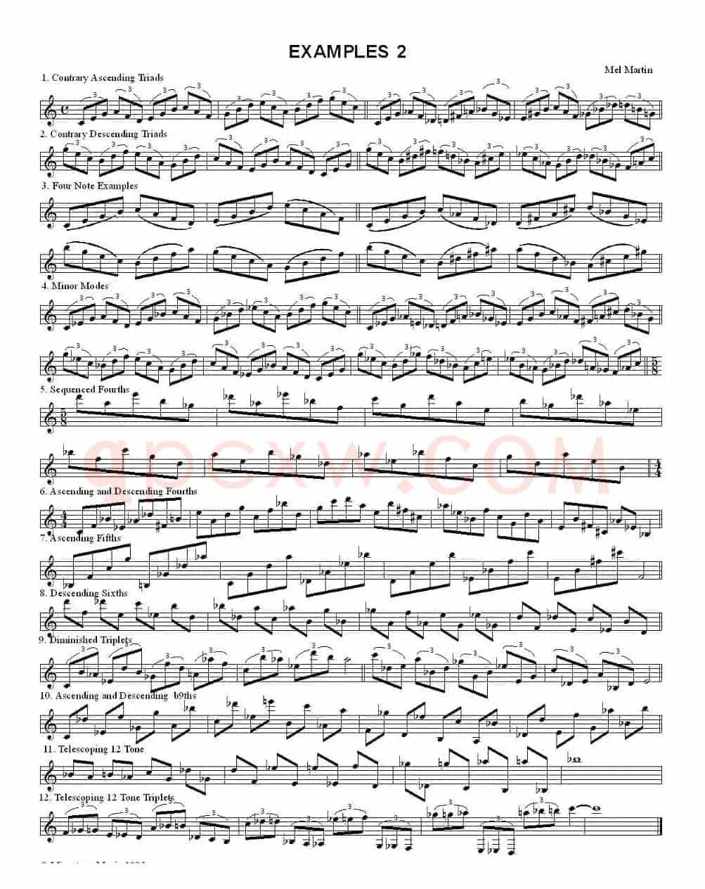 爵士练习曲（2首）