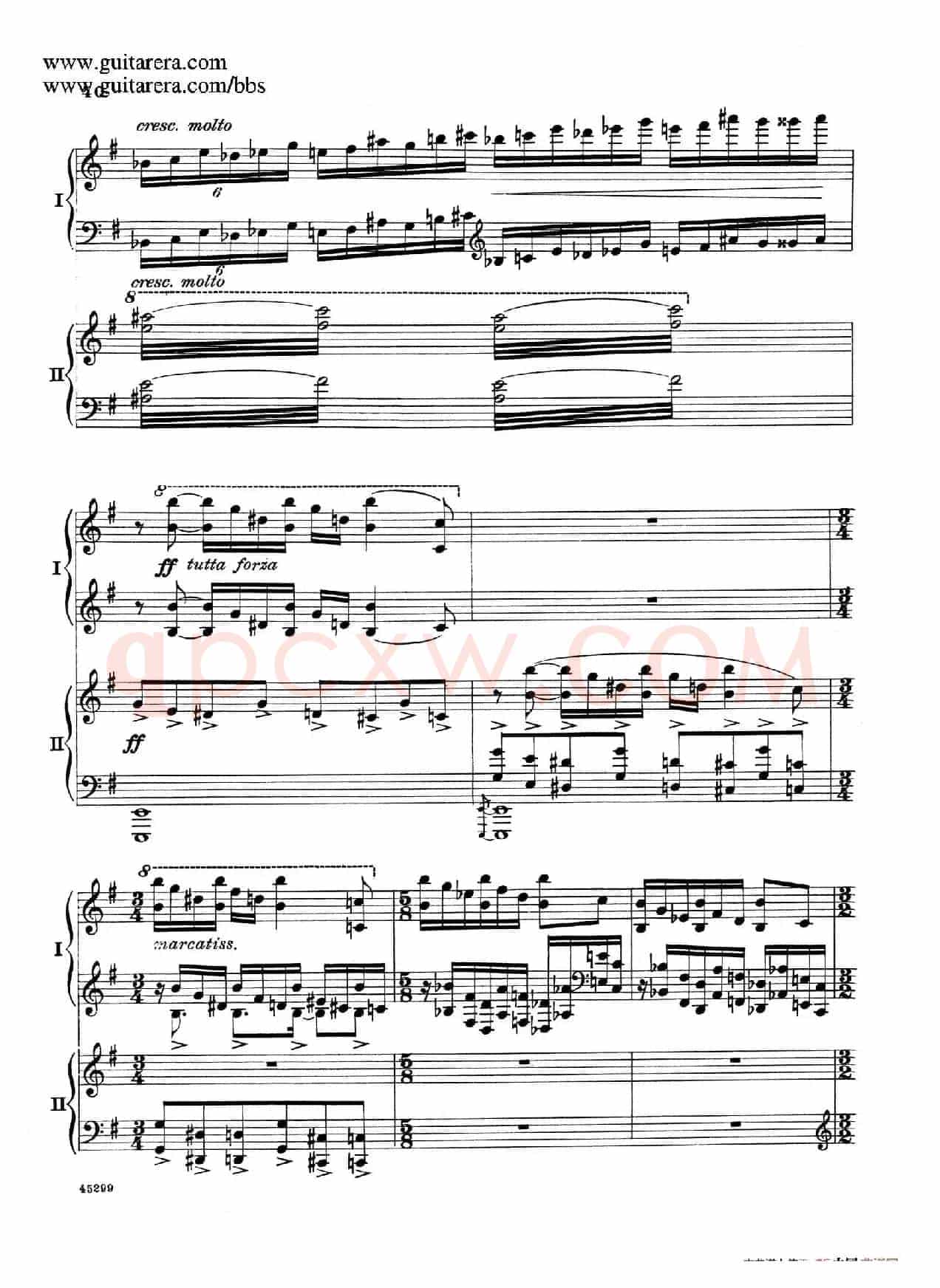 Piano Concerto Op.38(钢琴协奏曲·双钢琴·第一乐章)