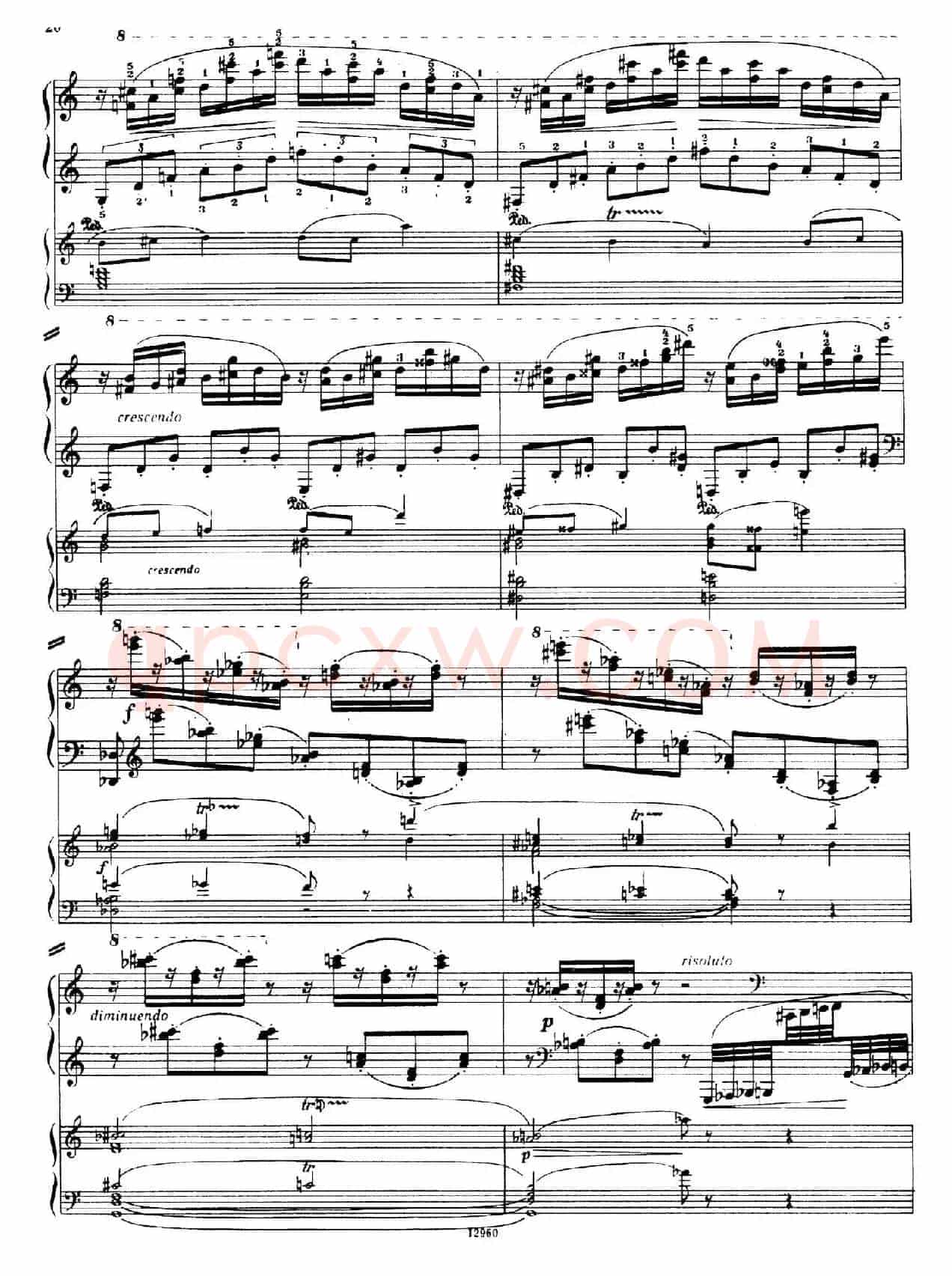Piano Concerto No.2 in c Minor Op.50(c小调第二钢琴协奏曲·Ⅰ·双钢琴)