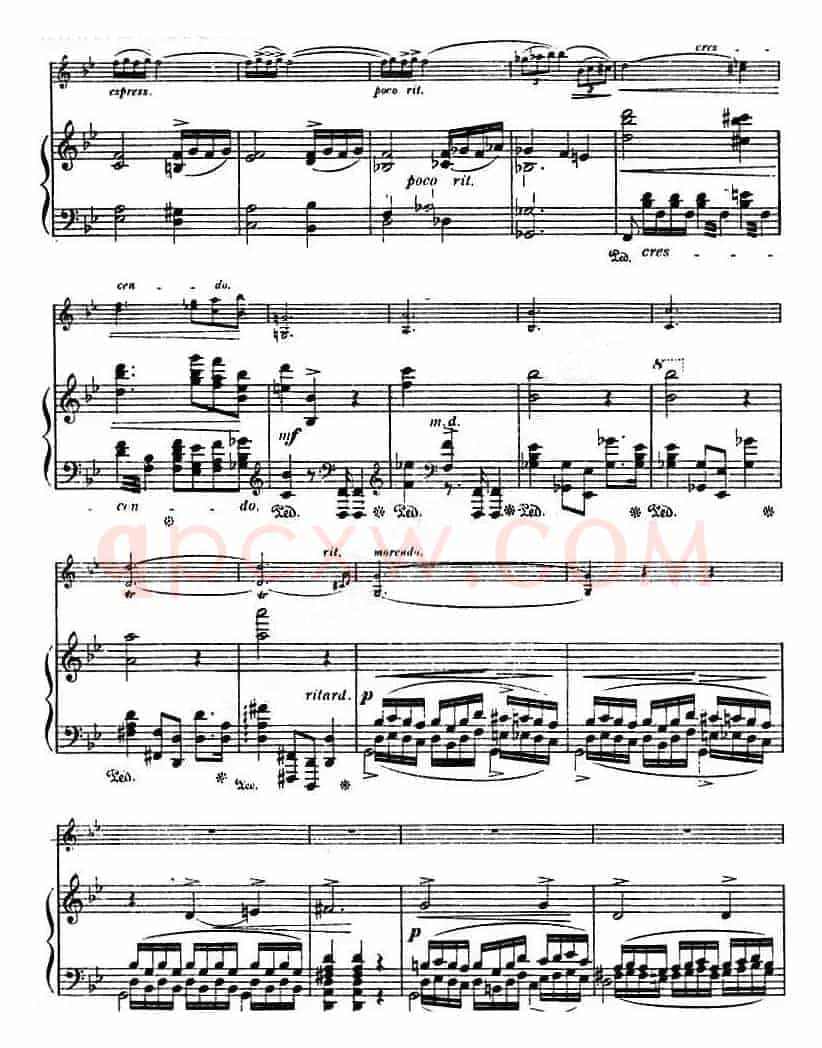 LEGENDE Op.17（传奇）（小提琴+钢琴伴奏）