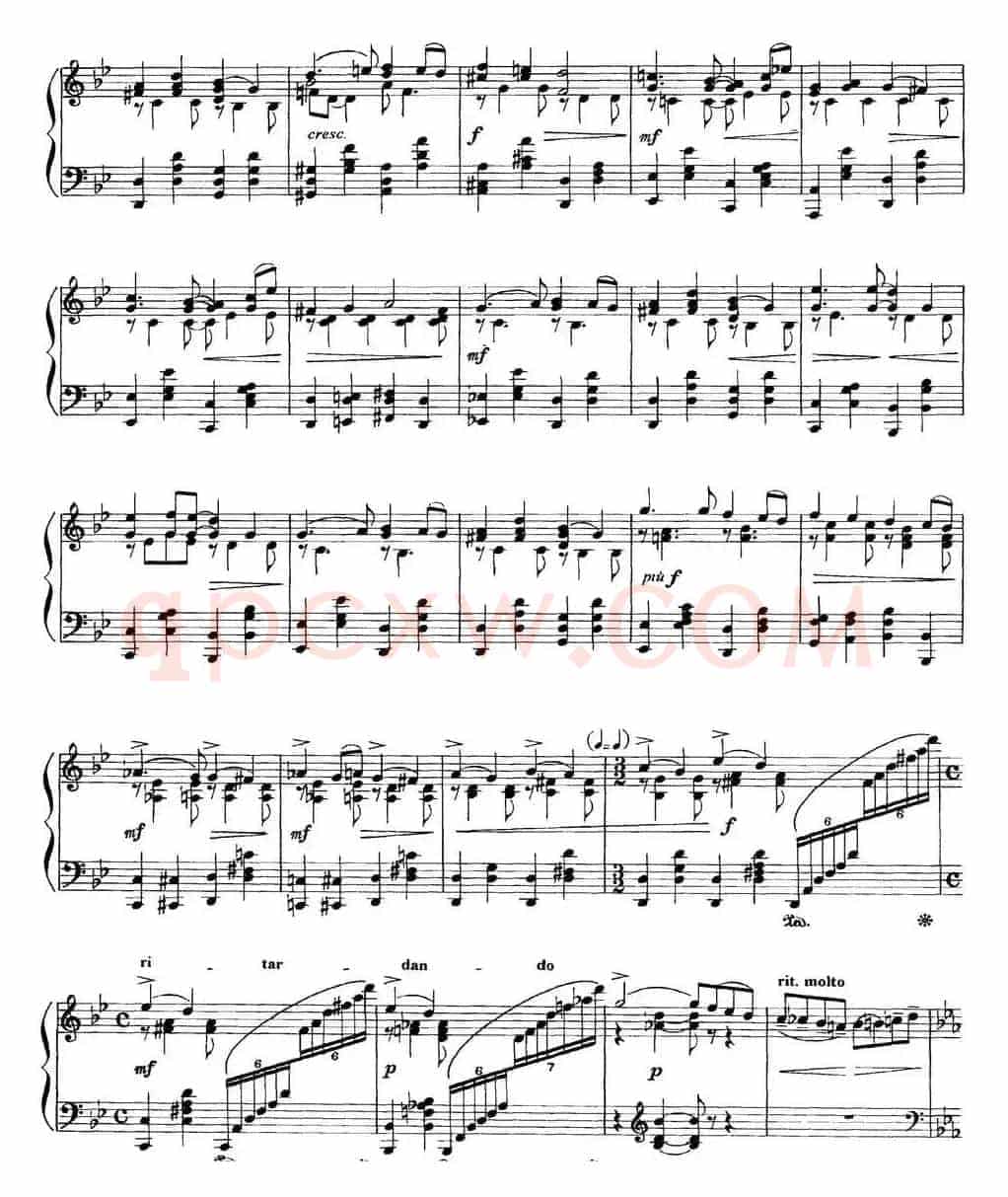 柴可夫斯基18首钢琴小品Op.72(17.Passe lointain)