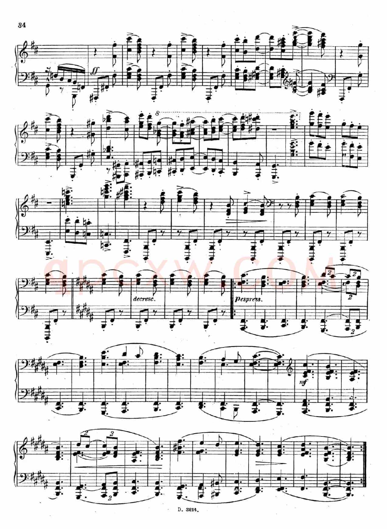 Four Pieces 4首小品 Op.2（Ⅳ）