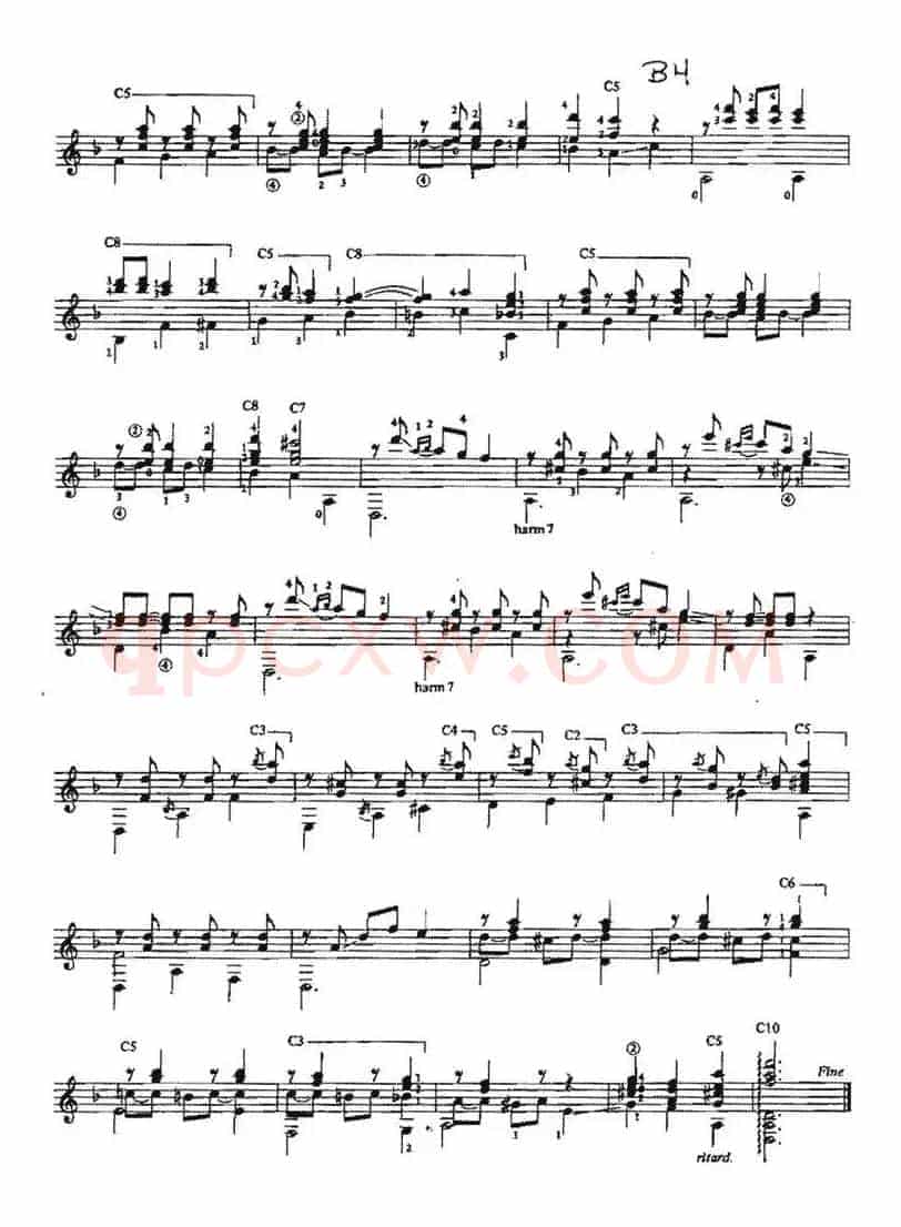 Aire de Zamba(古典吉他)