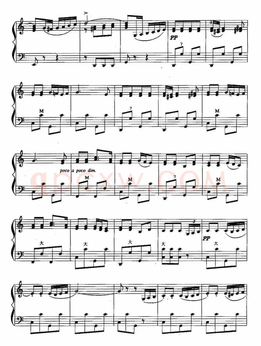 儿童手风琴曲：美国巡逻兵