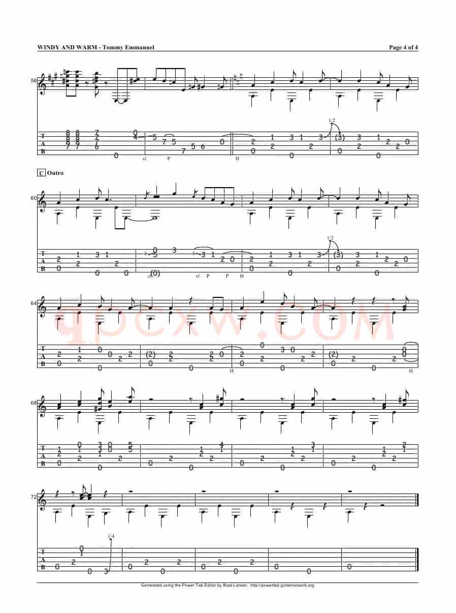 tommy emmanuel：windy and warm（指弹吉它）