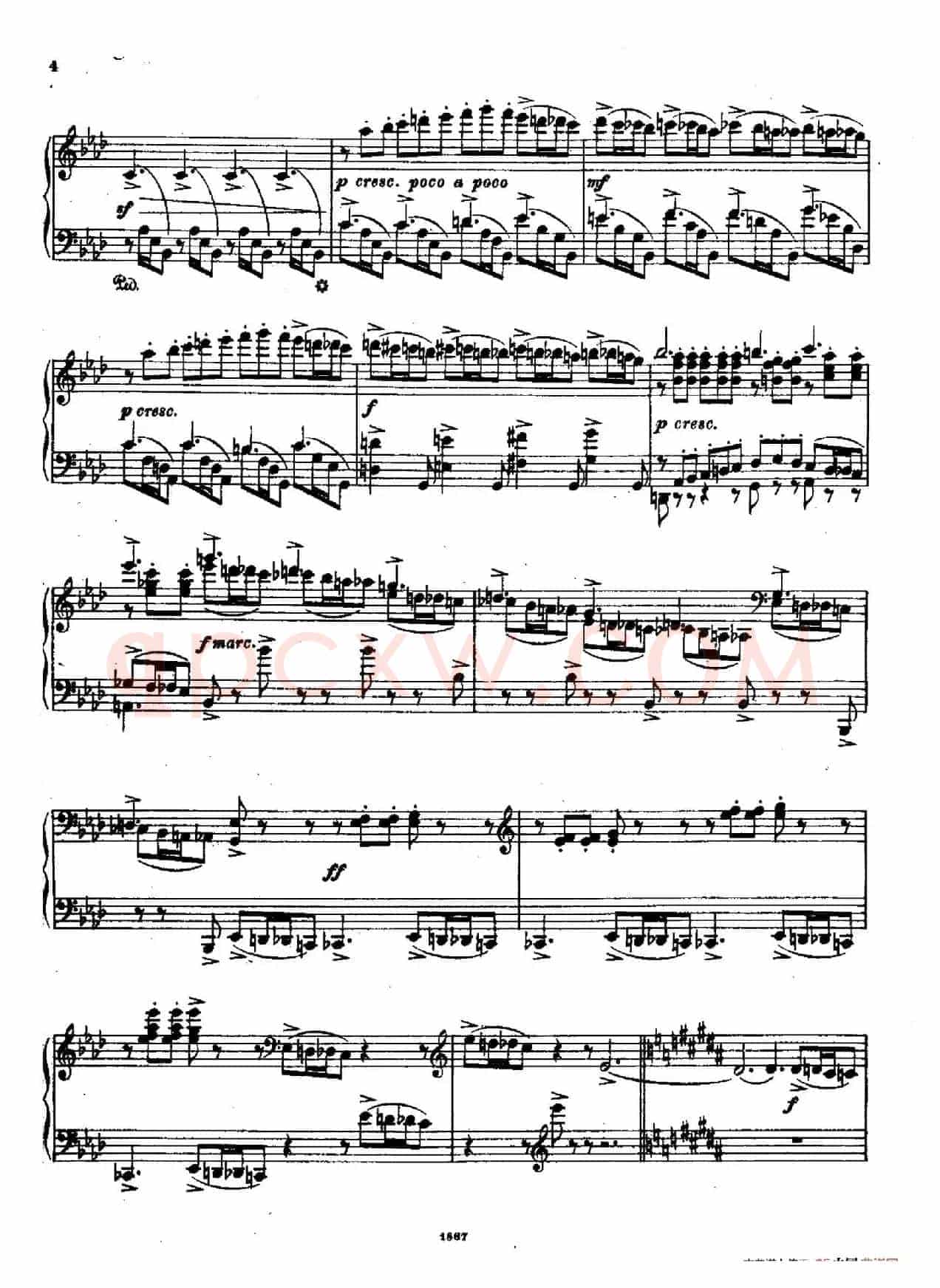 Scherzo in A-flat Major(降A大调谐谑曲)