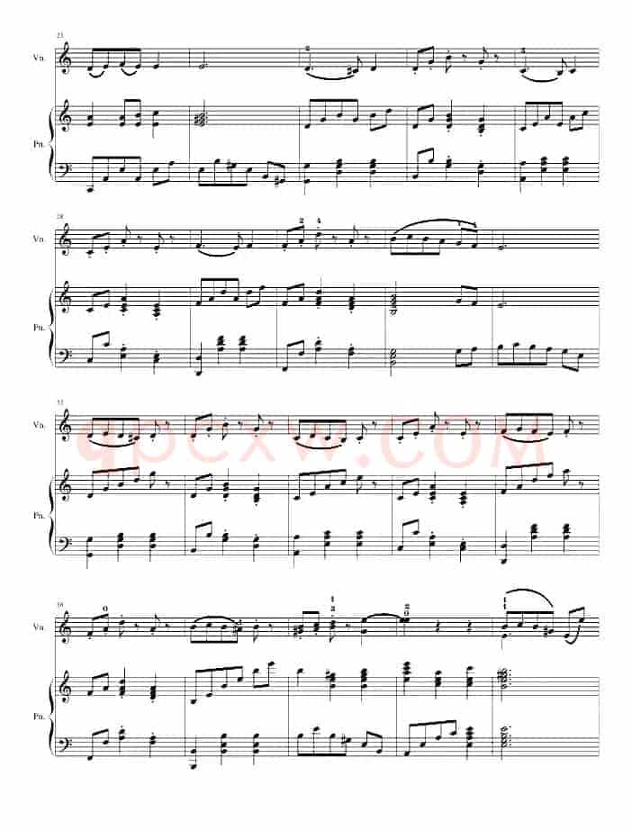 A小调舞曲（For Piano And Violin）