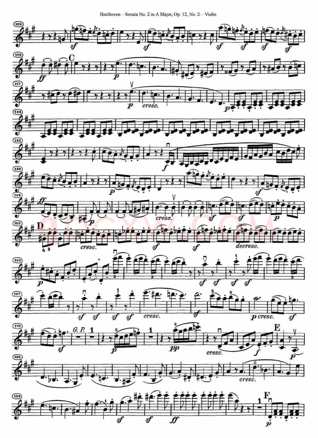 Violin Sonata No.2 in A Major Op.12 No.2