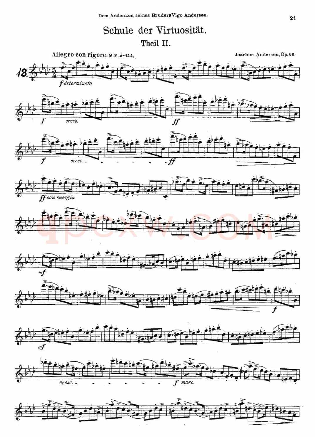 Schule der Virtuosität. Op. 60（18）