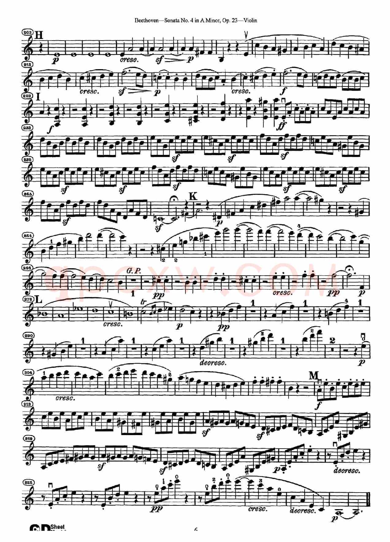 A小调第四小提琴奏鸣曲（Sonata No.4 in A Minor Op.23）