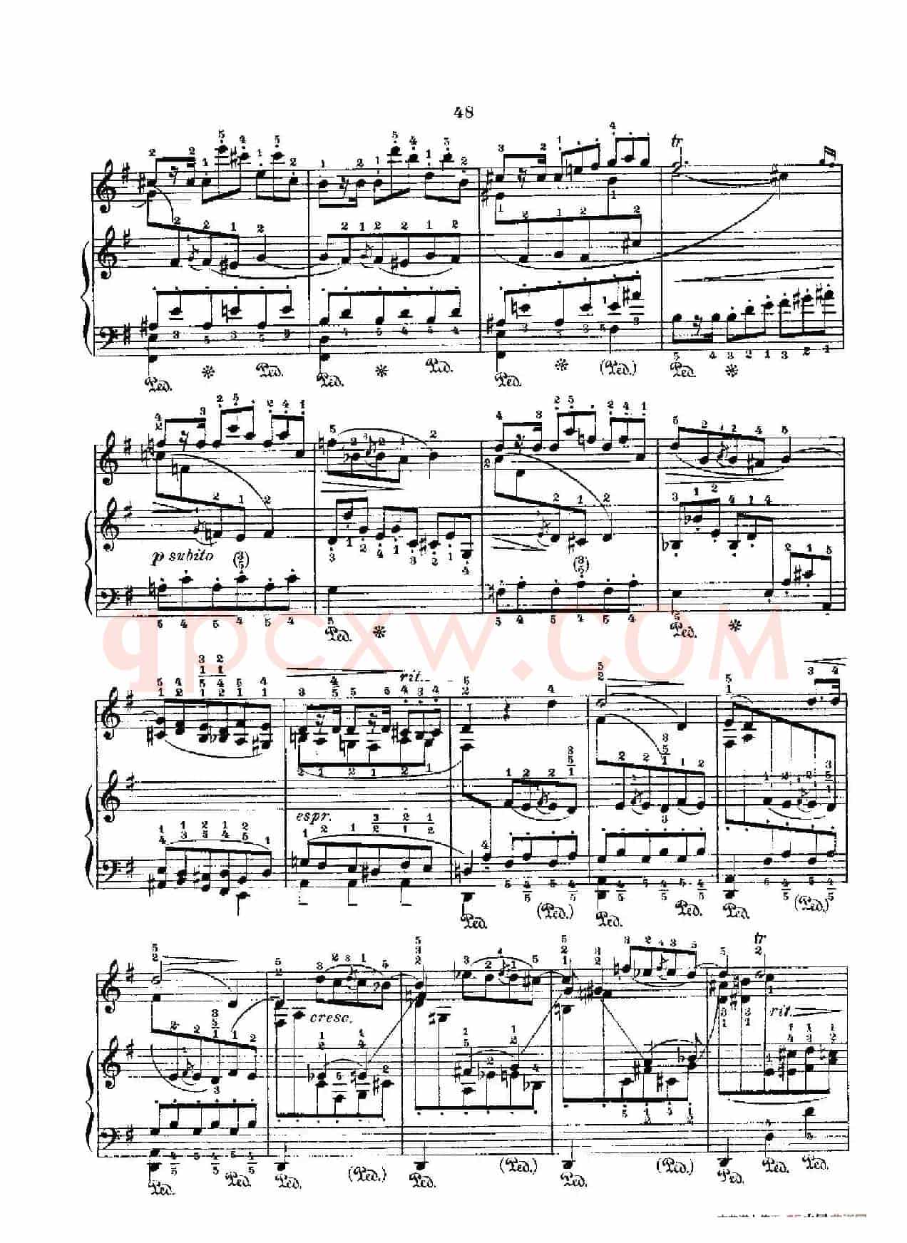 53首以肖邦练习曲为素材而作的练习曲(No.46)