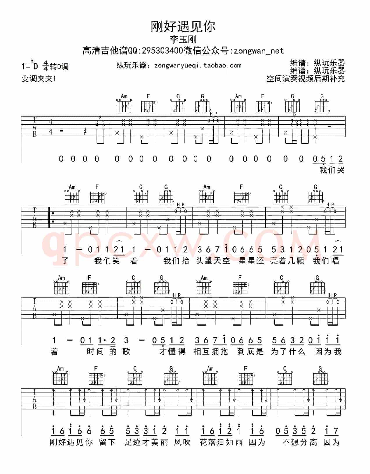 刚好遇见你（纵玩乐器编配版）
