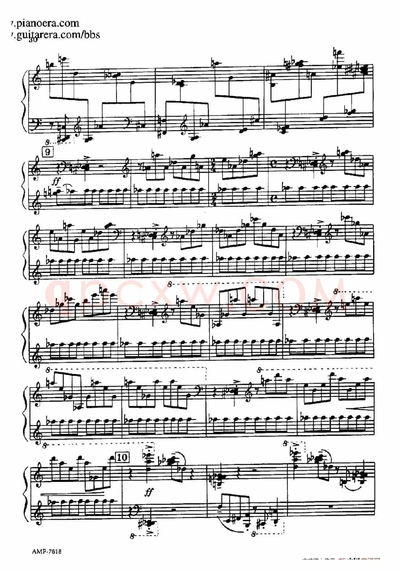 Piano Sonata（钢琴奏鸣曲· 第三乐章）
