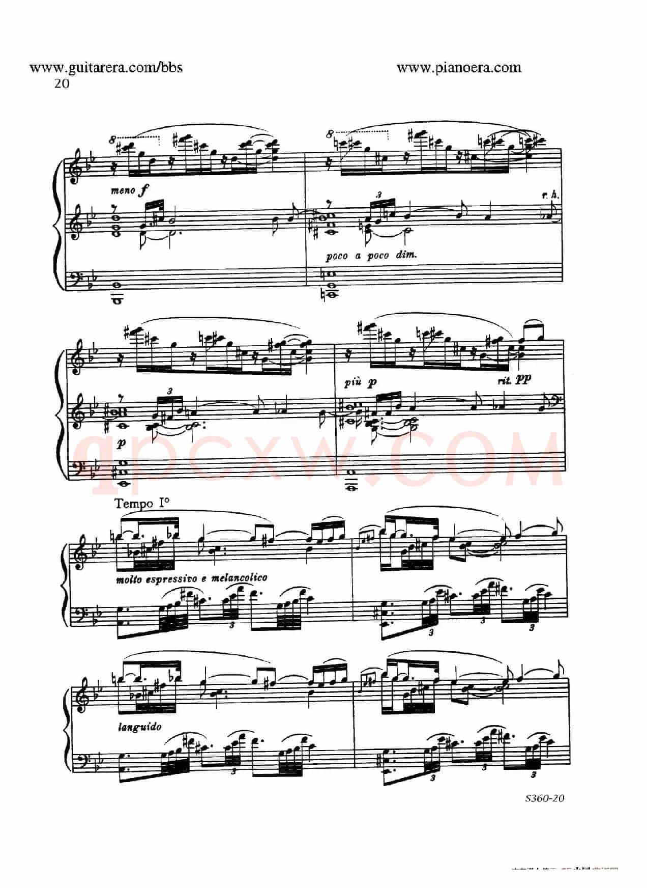 Fourth Piano Sonata S.360(第四钢琴奏鸣曲)