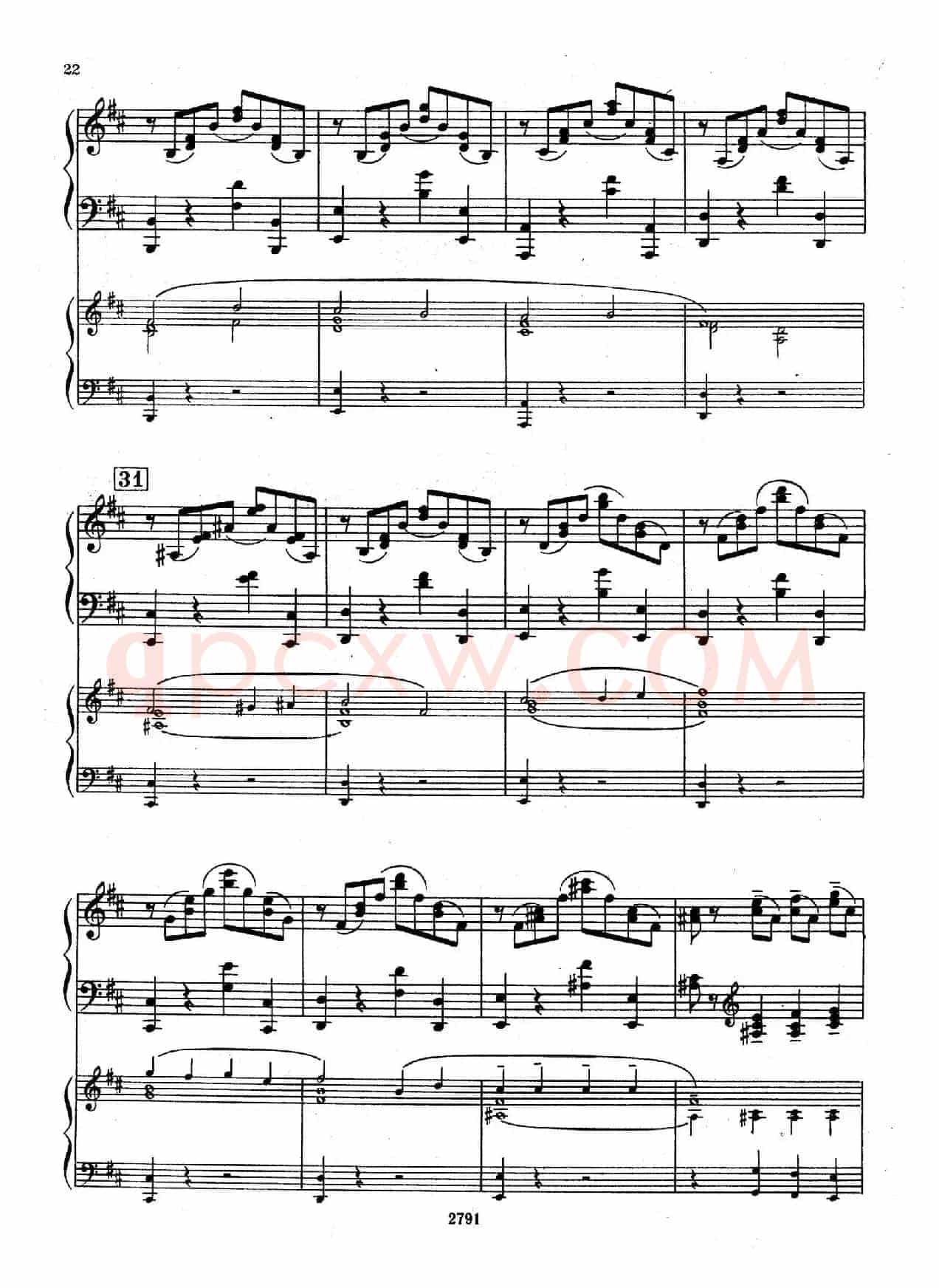 Piano Concerto No.3 in D major, Youth Op.50 - 2 pianos(D大调第三钢琴协奏曲“为青少年而作”Op.50·双钢琴)