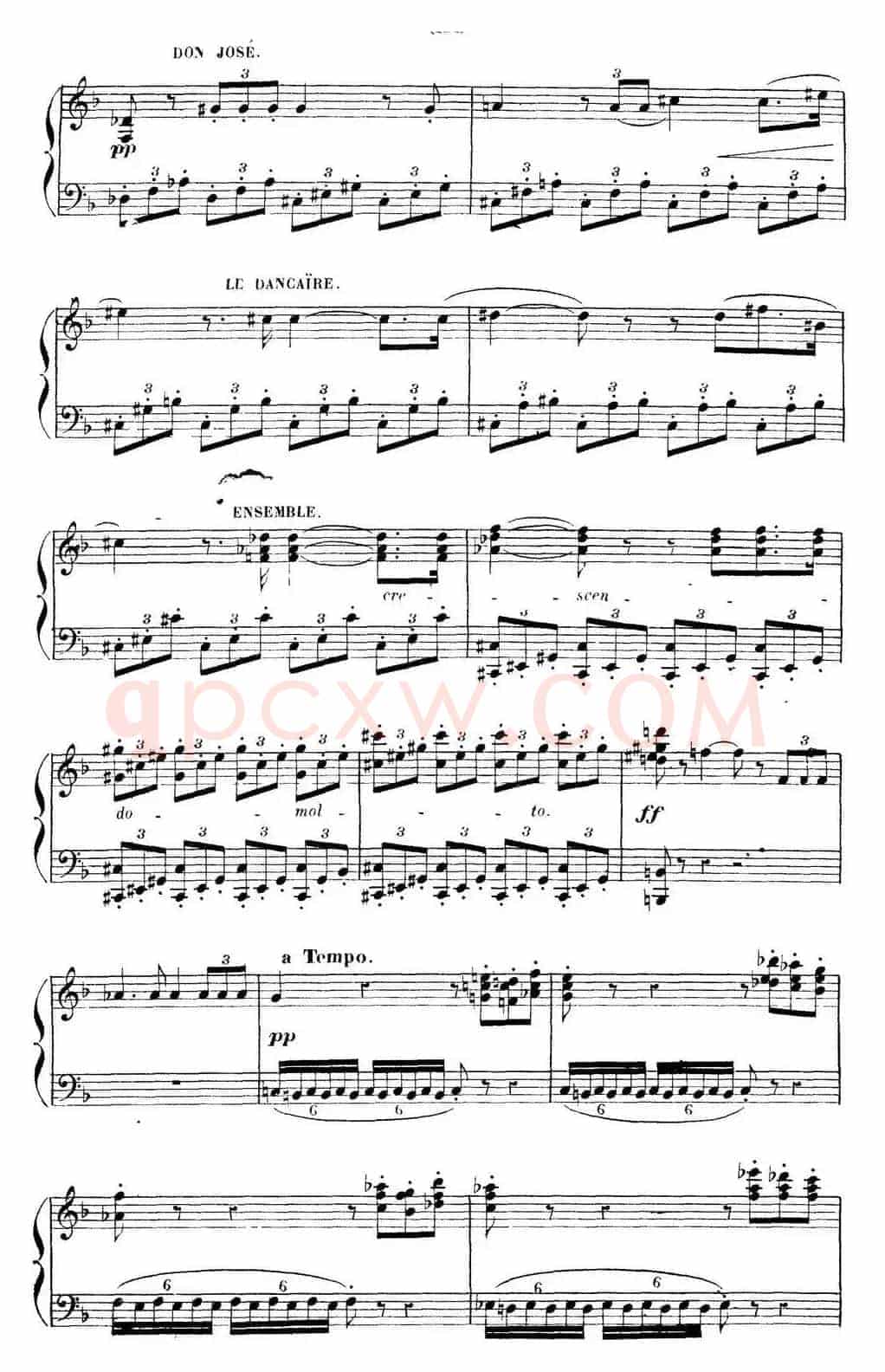 Carmen for Solo Piano（卡门全剧钢琴独奏版）（No.24）