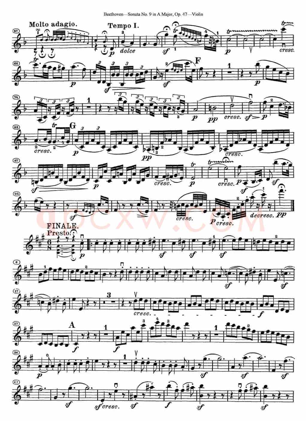 Violin Sonata No.9 in A Major Op.47