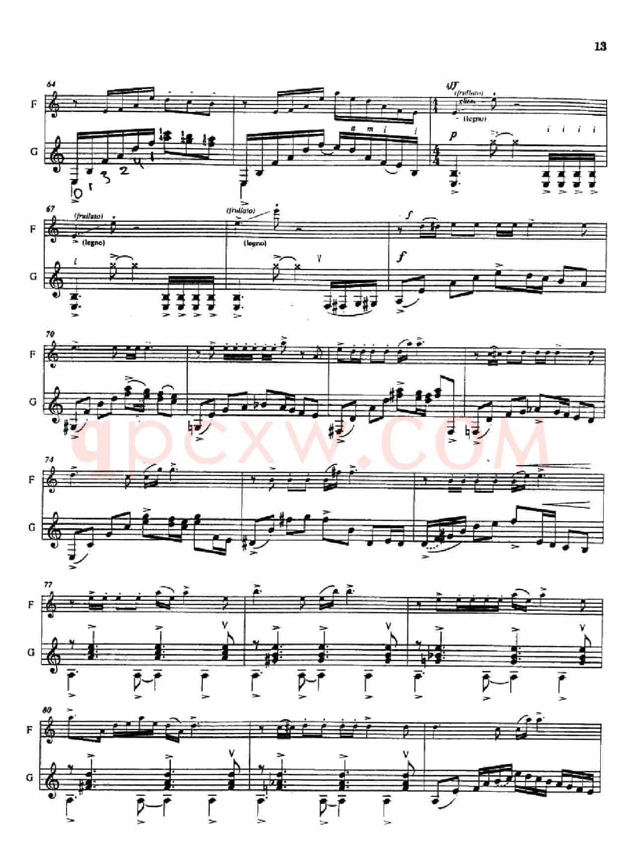 Histoire du Tango：3、Nightclub 1960（长笛+吉他）