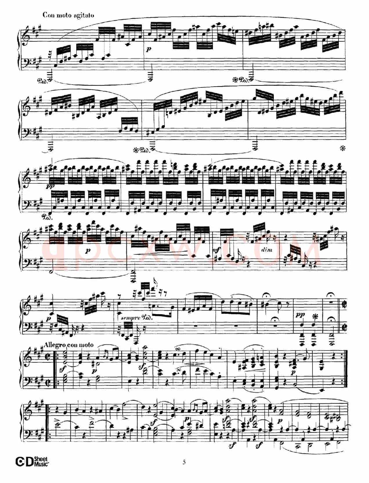 Fantasy in f-Sharp Minor Op.28(升f小调幻想曲)