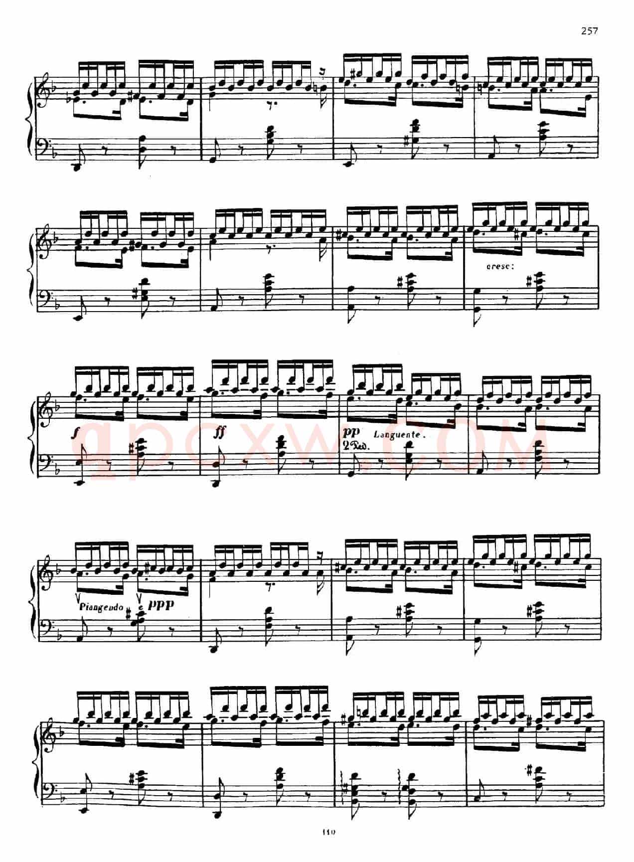 Etude in F Major Madeleine(F大调练习曲)
