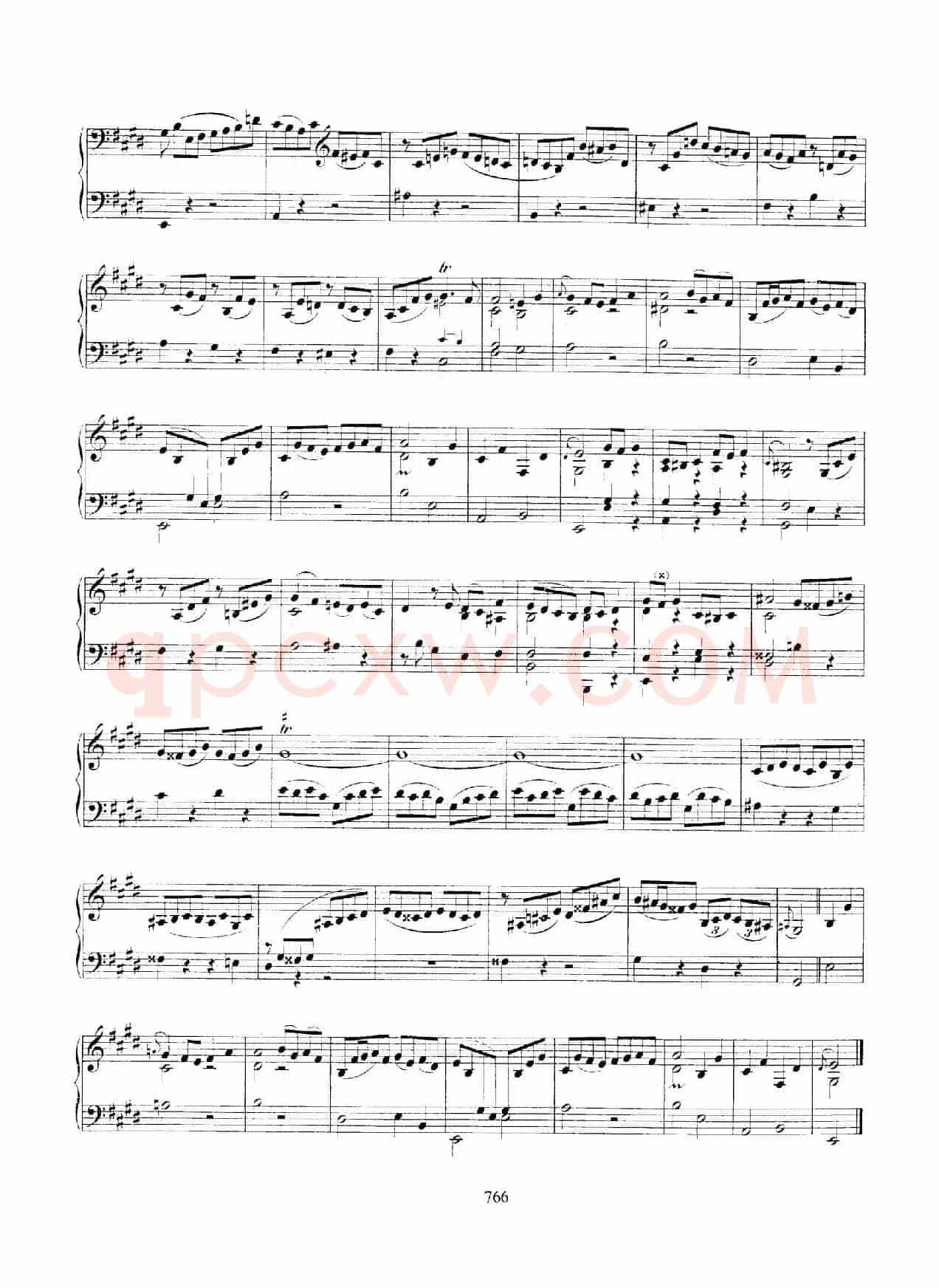 Partita in E Major BWV 1006a（E大调第三无伴奏小提琴组曲·钢琴独奏版）